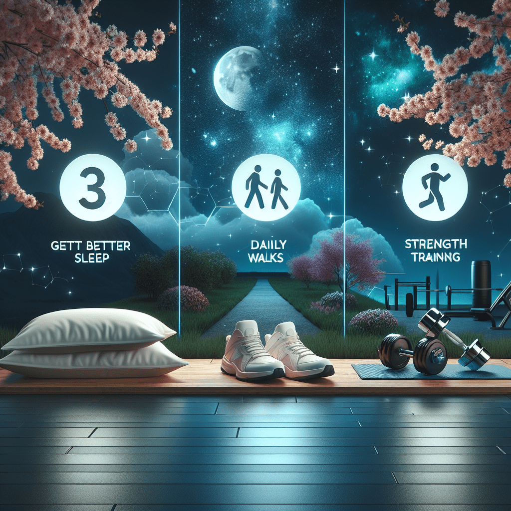 Elixir of Youth? It’s Just Sleep, Steps & Strength&nbsp;Training!